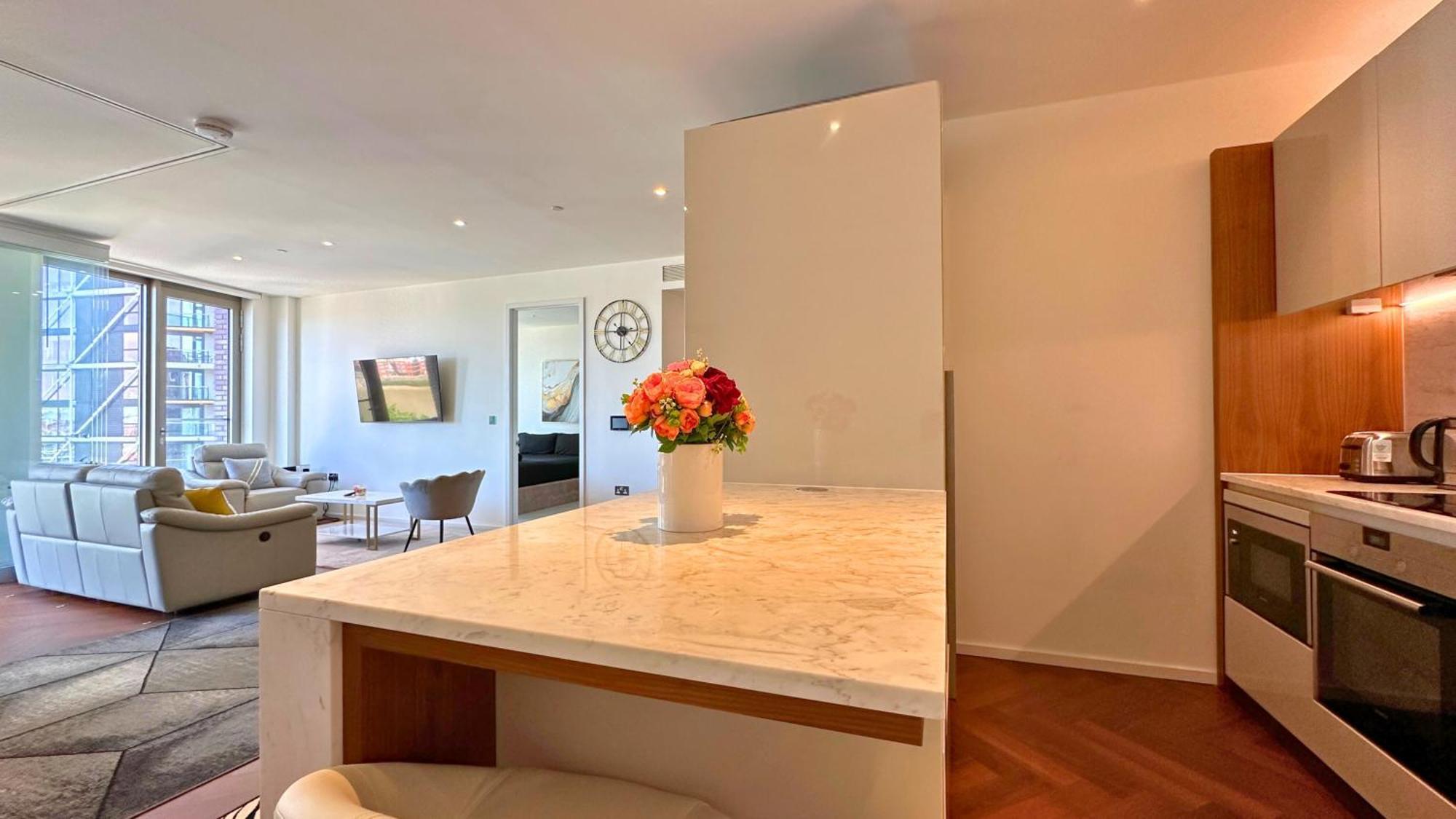 Lavish Penthouse River View Fast Wifi - Luxurylondonstays Zewnętrze zdjęcie